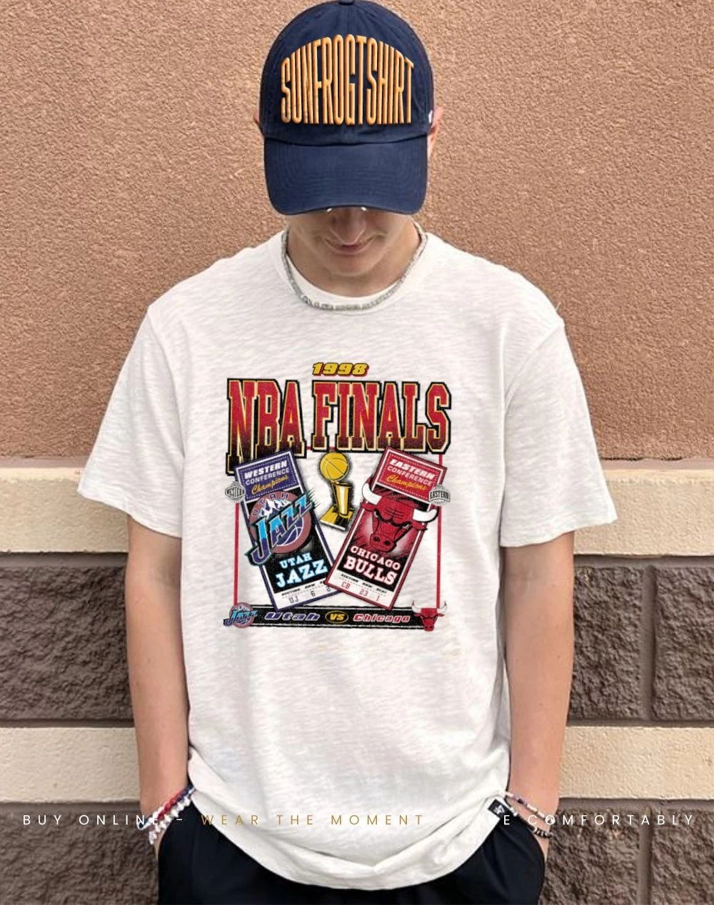 Utah Jazz Vs Chicago Bulls Nba Finals Dueling Court Matchup Shirt