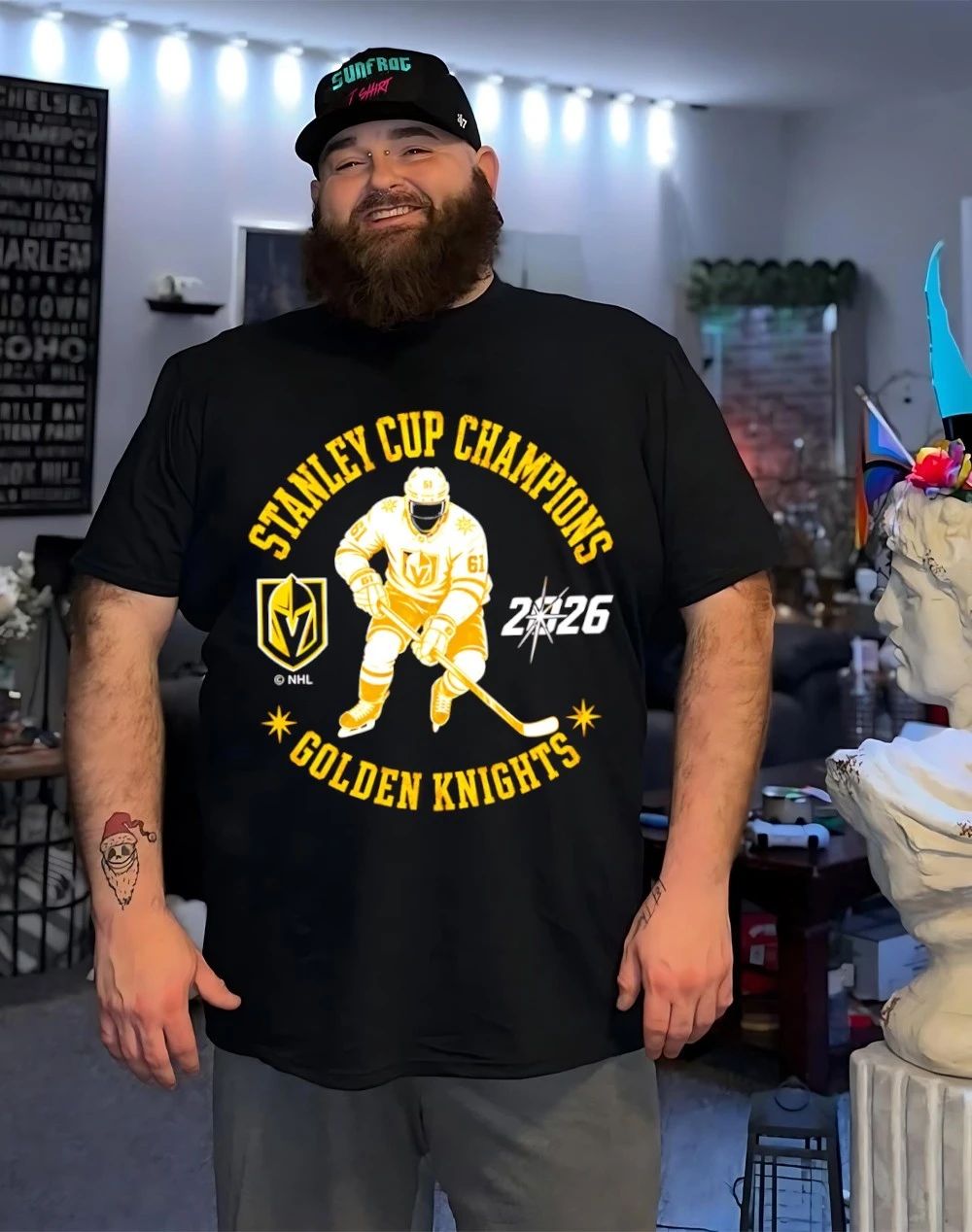 Vegas Golden Knights Stanley Cup Champions 2026 graphic shirt