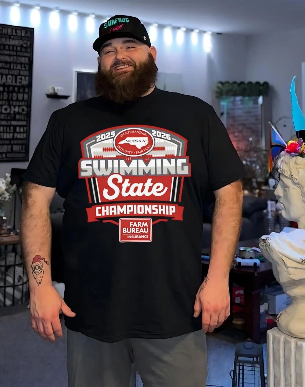 2025-2026 Ncisaa Swimming State Championship shirt