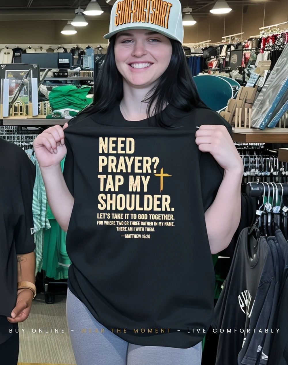 Need Prayer Tap My Shoulder shirt
