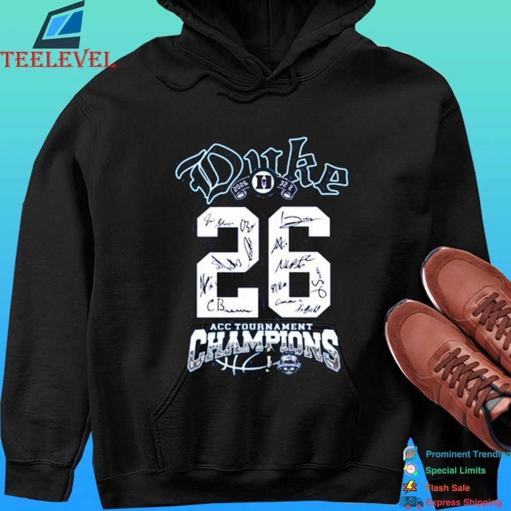Duke 2026 Acc Tournament Champions Shirt