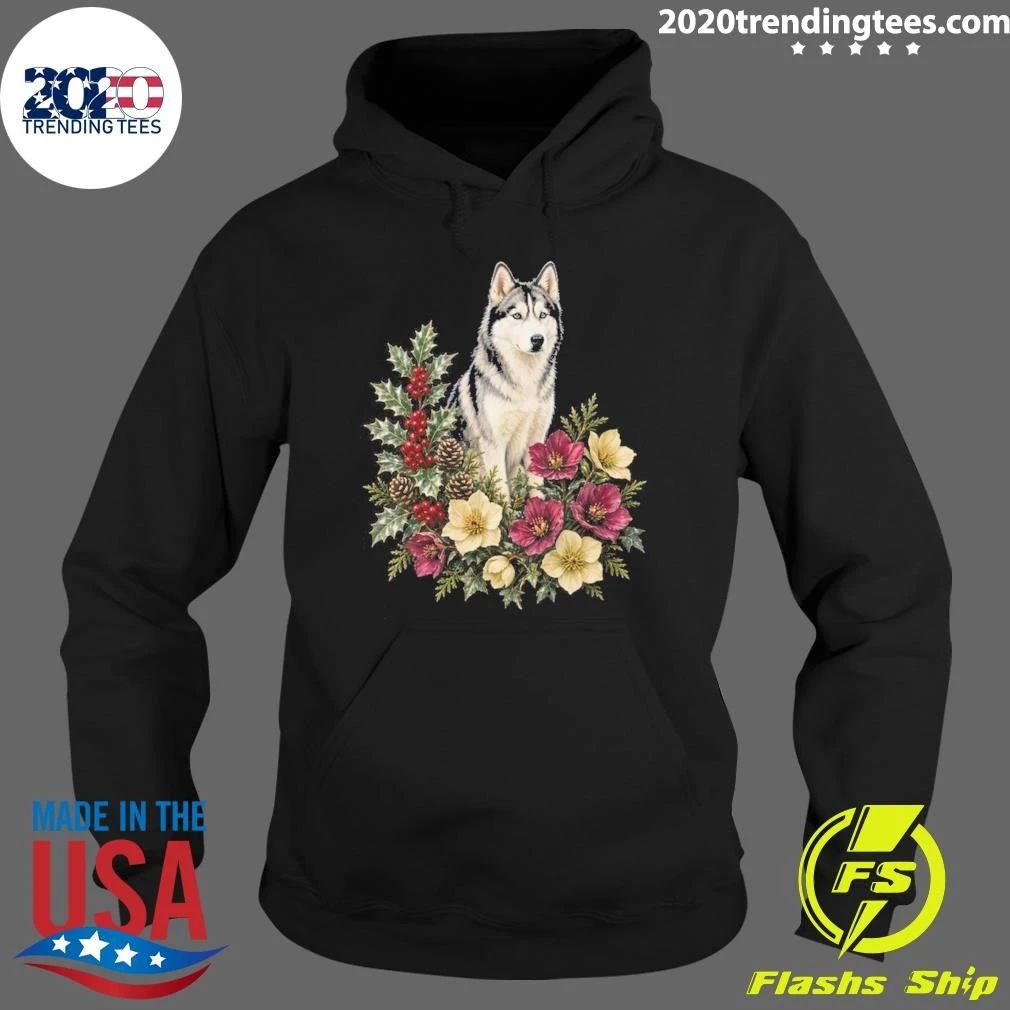 Siberian Husky Dog Mom Christmas Sweater Shirt