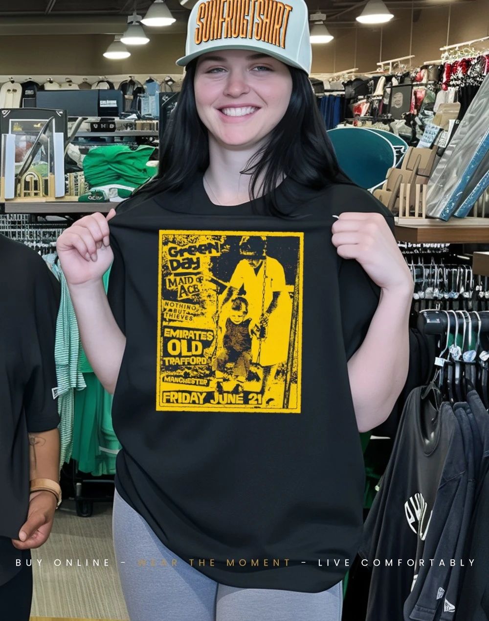 Green Day made of ace nothing but thieves emirates old trafford shirt