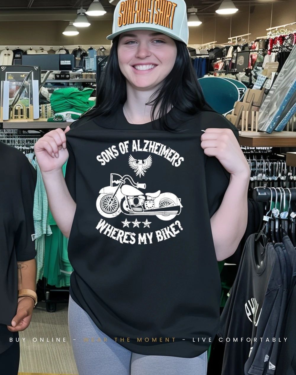 Sons of Alzheimers where my bike shirt