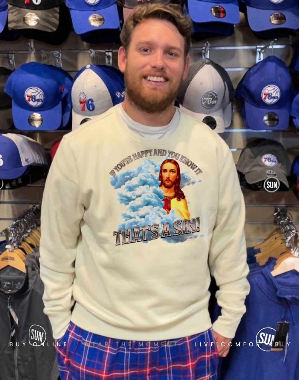 If you’re happy and you know it that’s a sin Jesus shirt