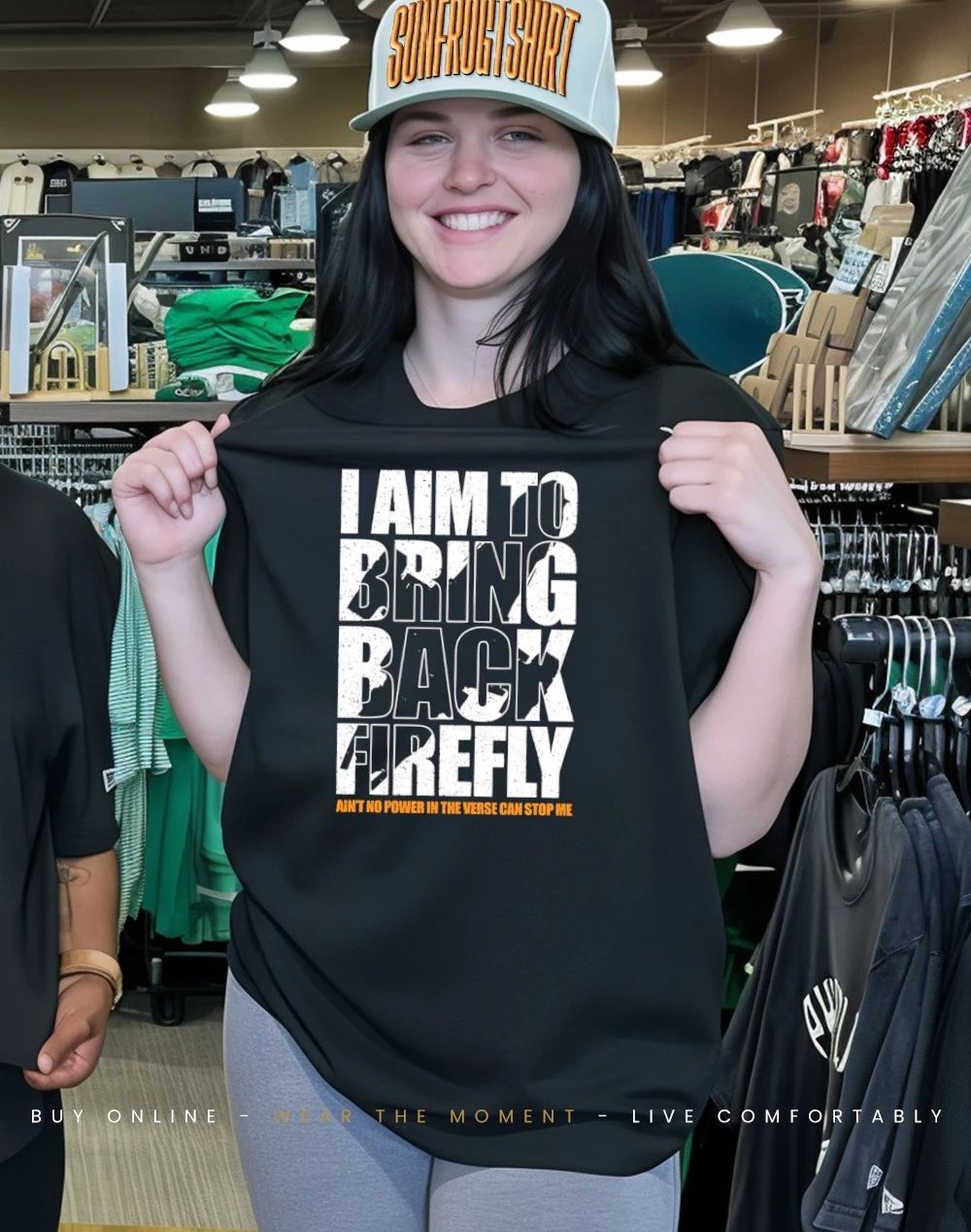 I aim to bring back firefly ain’t no power in the verse can stop me shirt