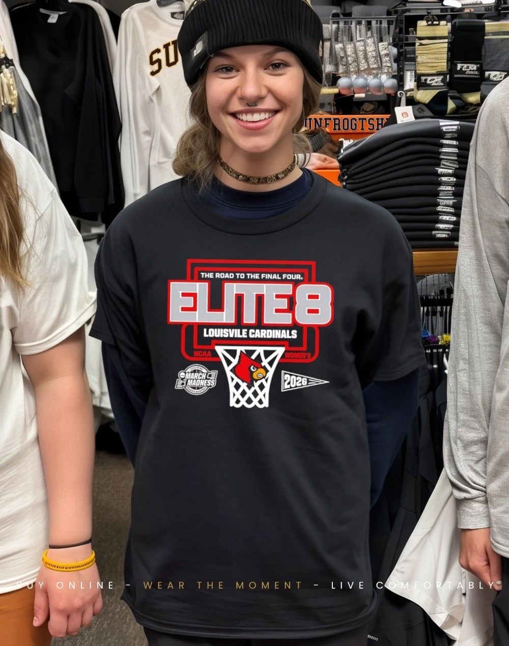 Louisville Cardinals 2026 NCAA Women’s Basketball The Road To The Final Four March Madness shirt