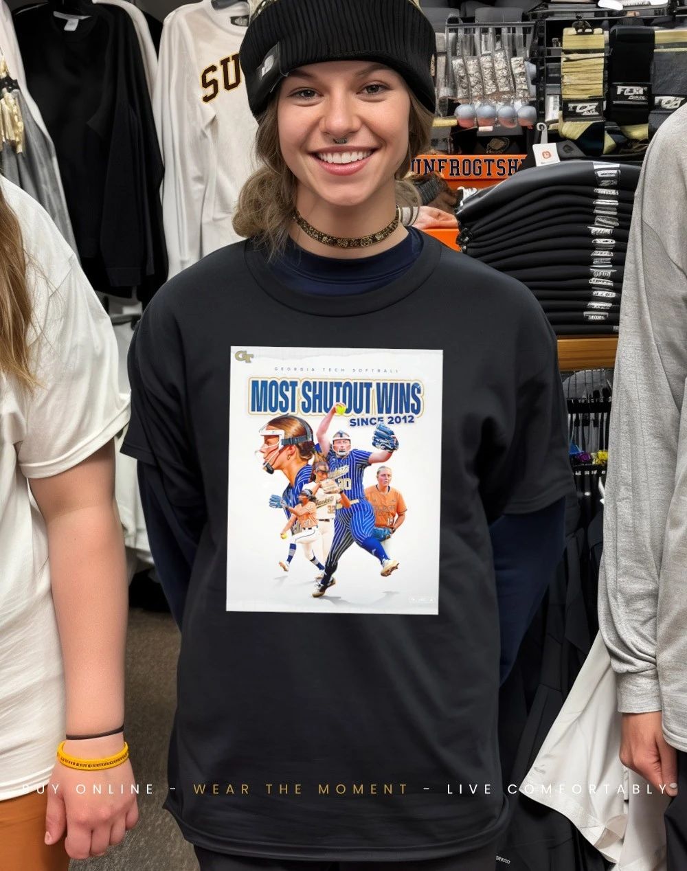 Georgia Tech Yellow Jackets softball most shutout wins since 2012 shirt