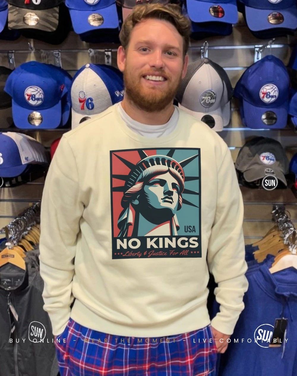 USA No Kings Liberty and Justice for all shirt