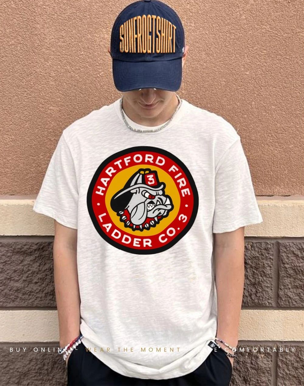 Hartford Fire Department Ladder 3 Spare and Engine shirt