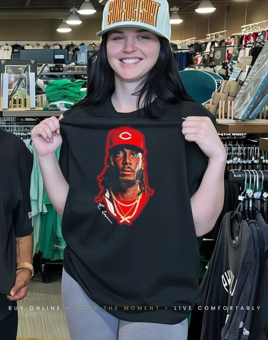 Cincinnati Reds Elly De La Cruz Outerstuff Headliner signature shirt