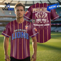 Brisbane Lions Maroon Three-Peat Baseball Jersey