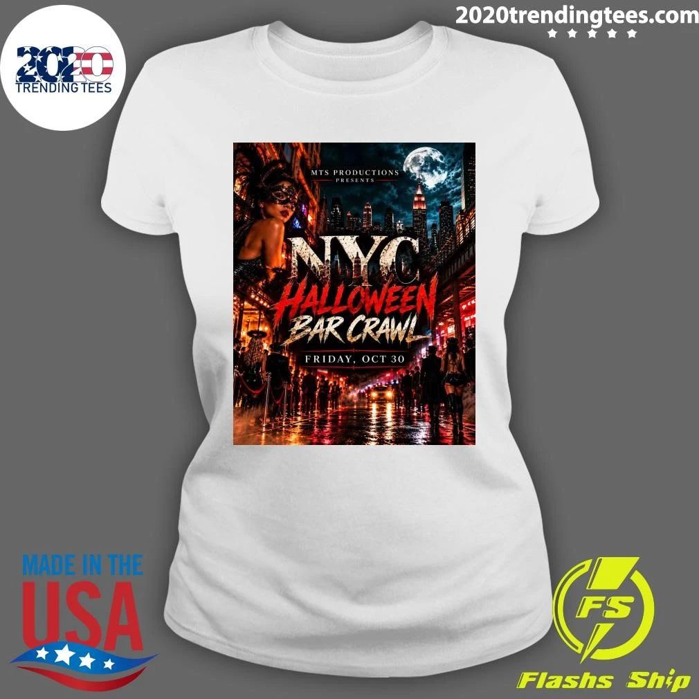 NYC Halloween Bar Crawl 2026 – Manhattan Halloween Nightlife Shirt