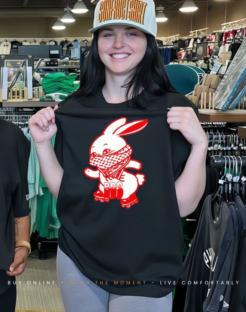 Bunny BDS free Palestine shirt