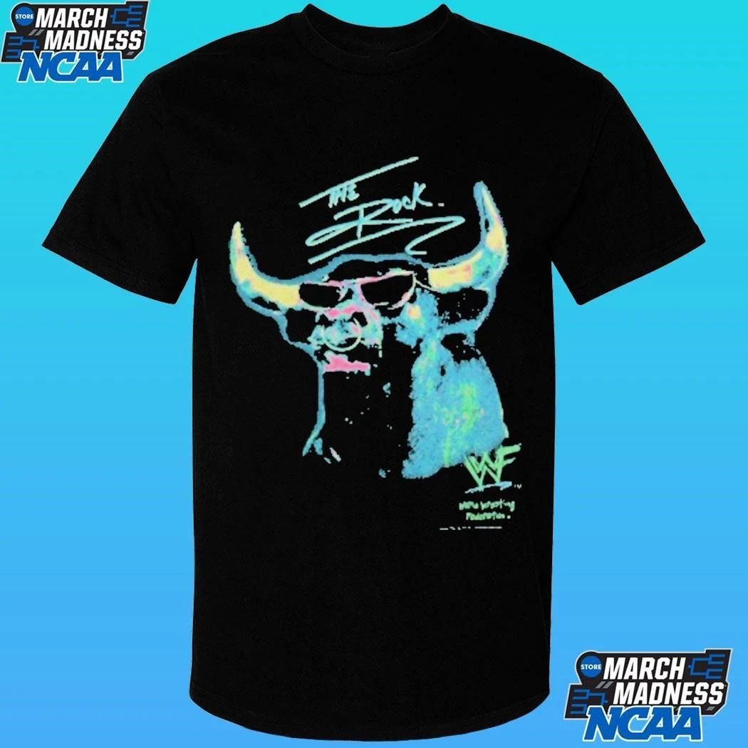 Wyco Vintage 1999 The Rock Wwf Brahma Bull Shirt
