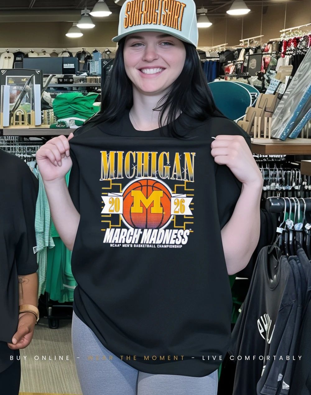 Michigan Wolverines MBB 2026 March Madness logo shirt