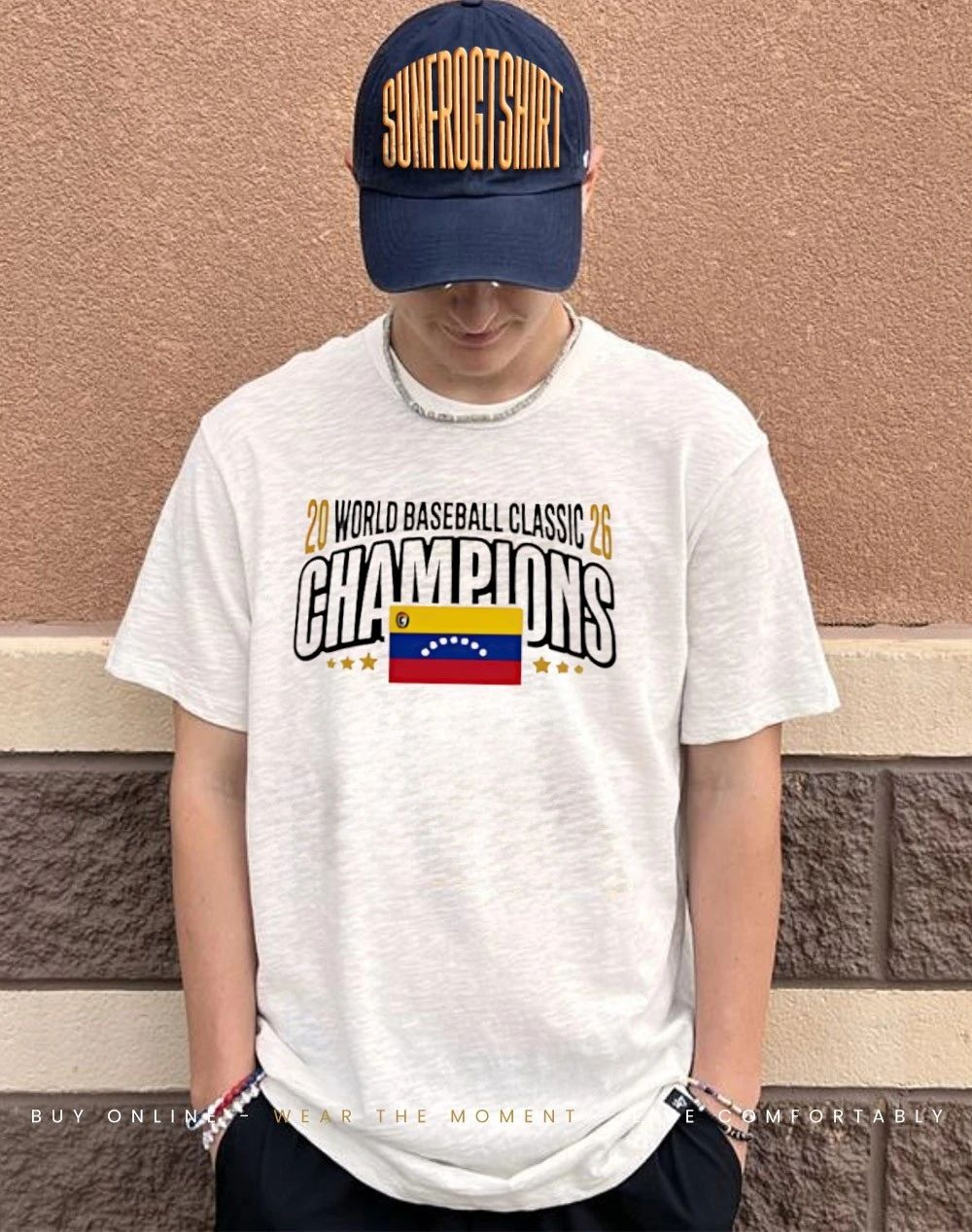 Venezuela World Baseball Classic Champions 2026 logo flag shirt