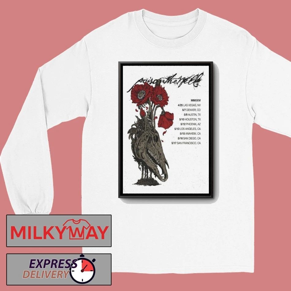 Poison The Well Peace In Place 2026 Shows Poster shirt