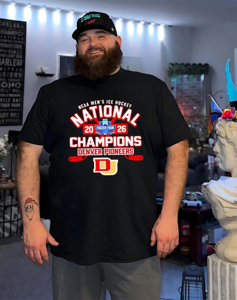 Official Denver pioneers 2026 NCAA Frozen Four Men’s Ice Hockey National Champions shirt