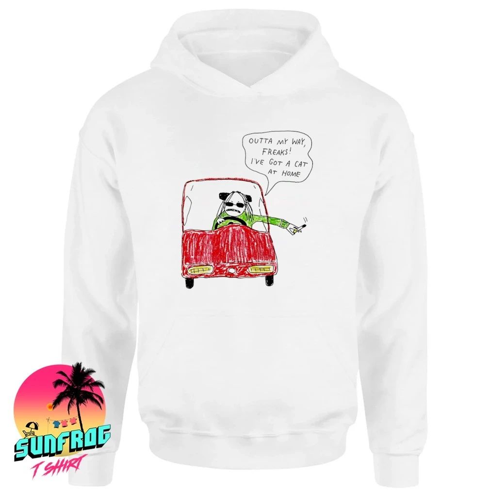Outta my way freaks I’ve got a Cat at Home paint shirt