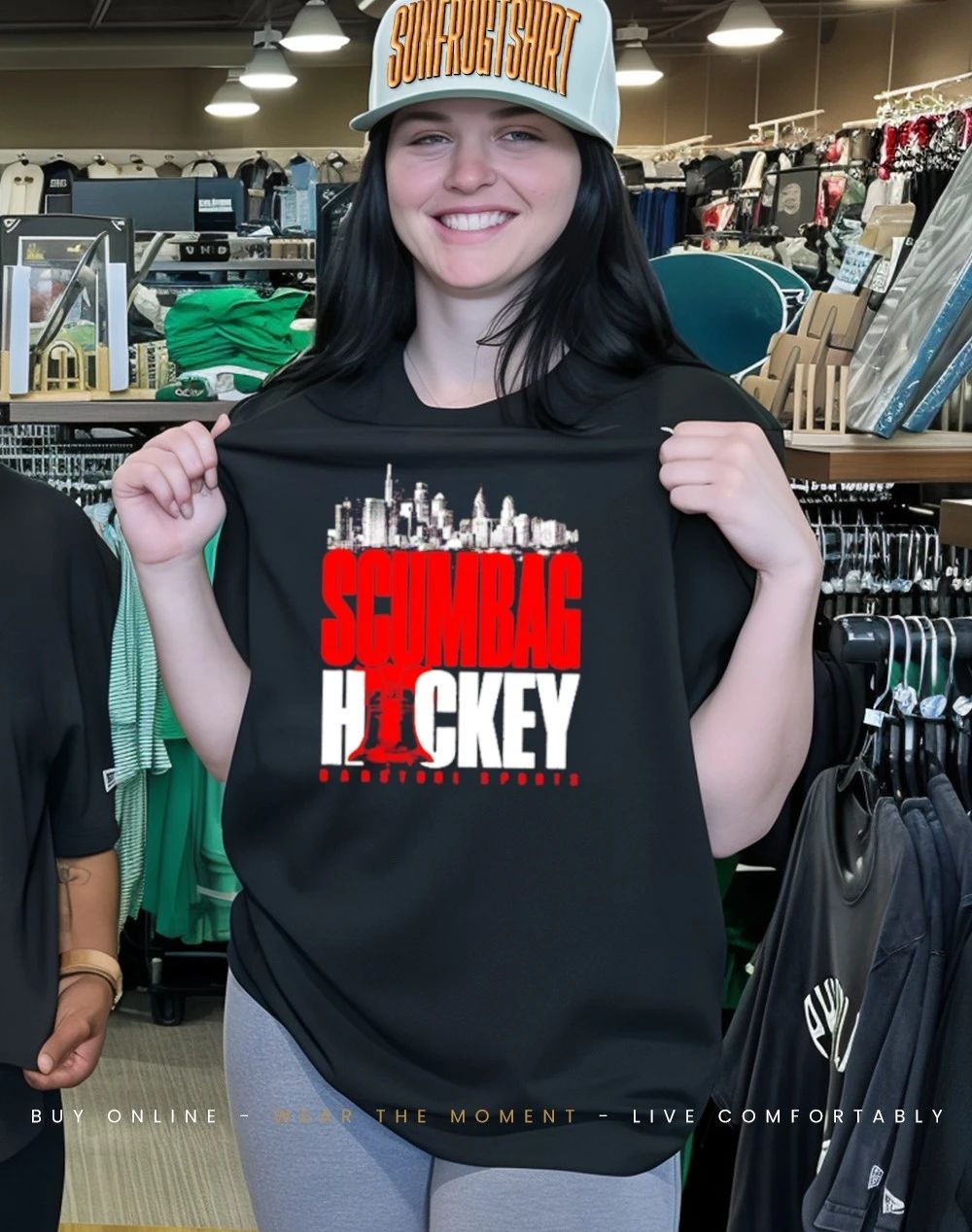 Philadelphia Flyers Scumbag Hockey city skyline shirt
