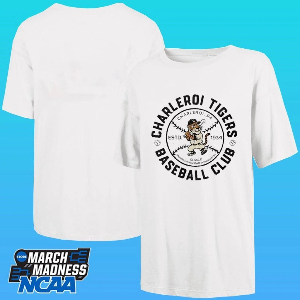 Charleroi Tigers Baseball Club Estd 1934 Shirt