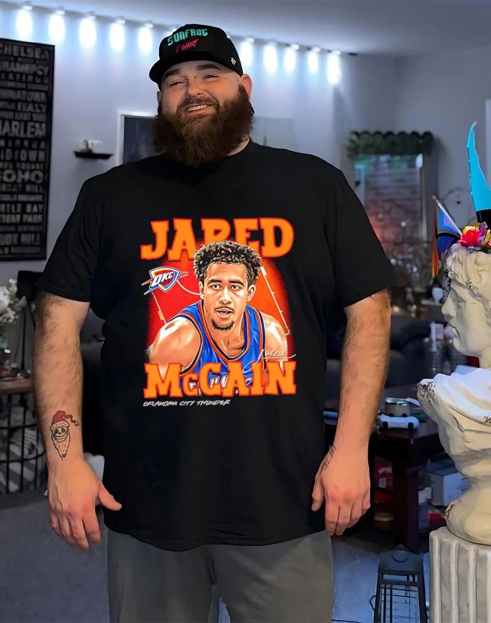 Jared McCain Oklahoma City Thunder Airbrush shirt