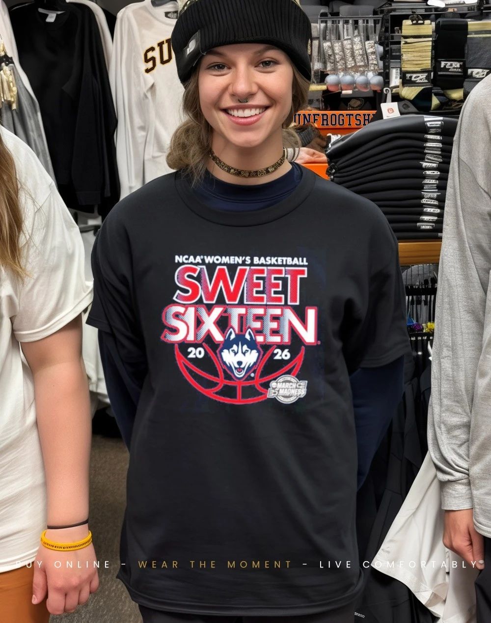 UConn Women’s Basketball 2026 NCAA March Madness Sweet Sixteen shirt
