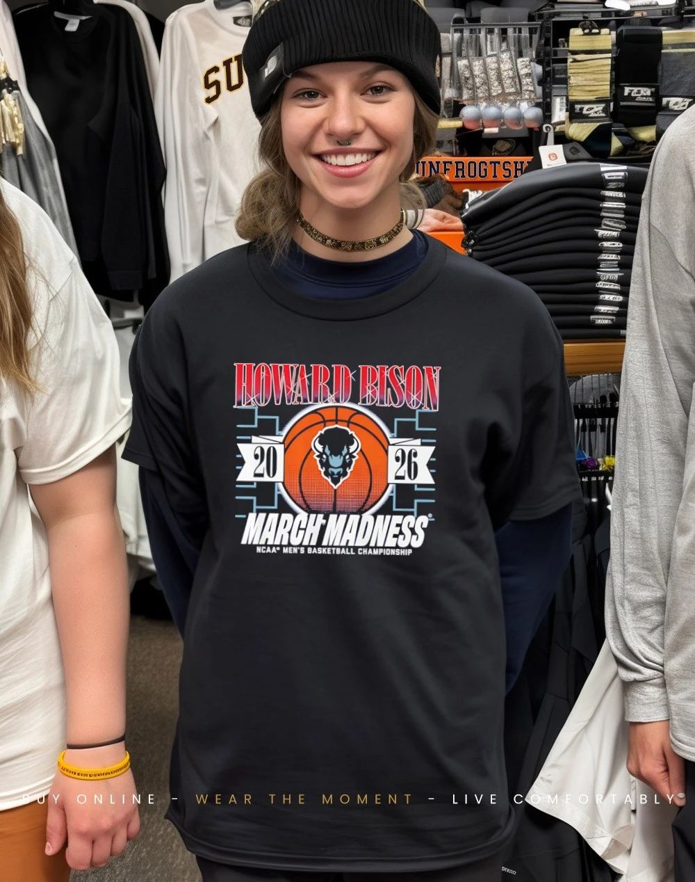 Howard Bison MBB 2026 March Madness logo shirt