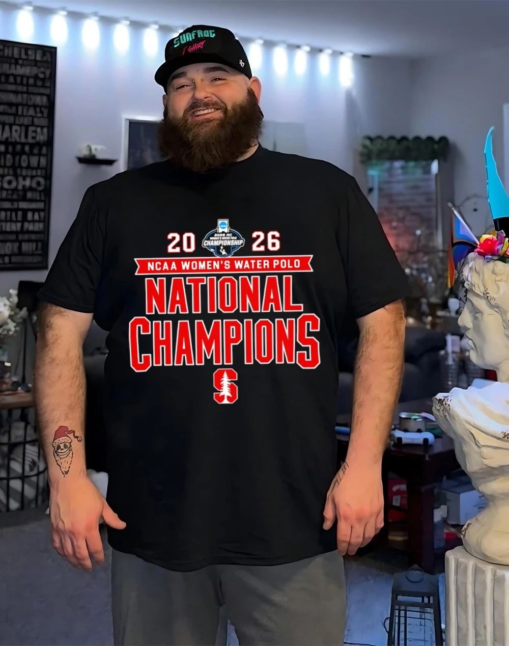 2026 NCAA Women’s Water Polo National Champs Stanford Cardinal Victory shirt