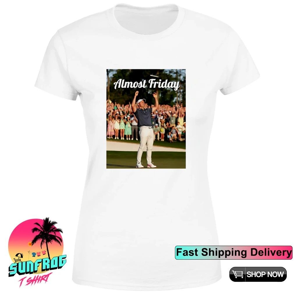 Almost Friday Golf Rory McIlroy Celebrating shirt