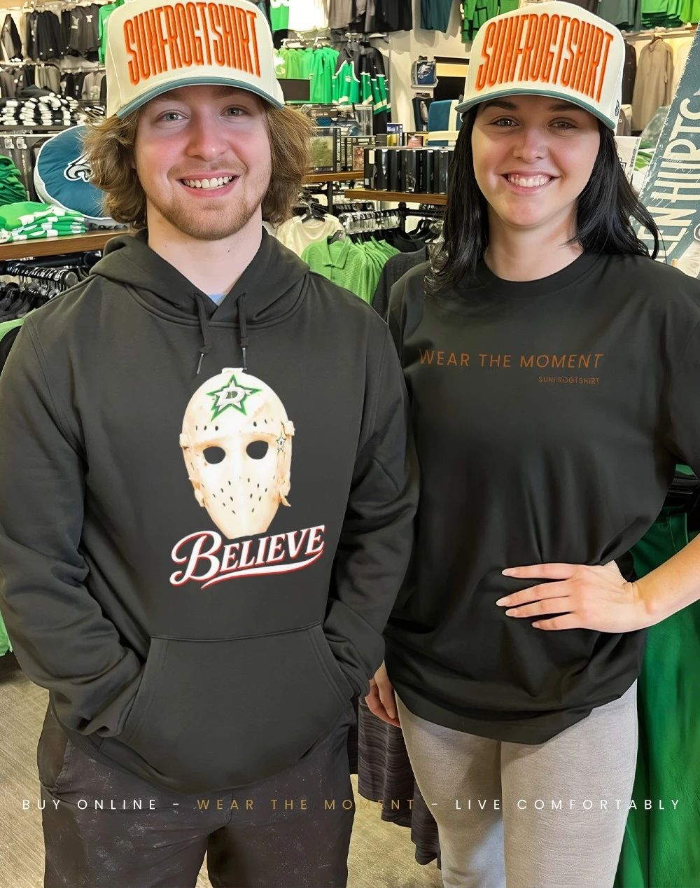 Believe Mask Dallas Stars shirt