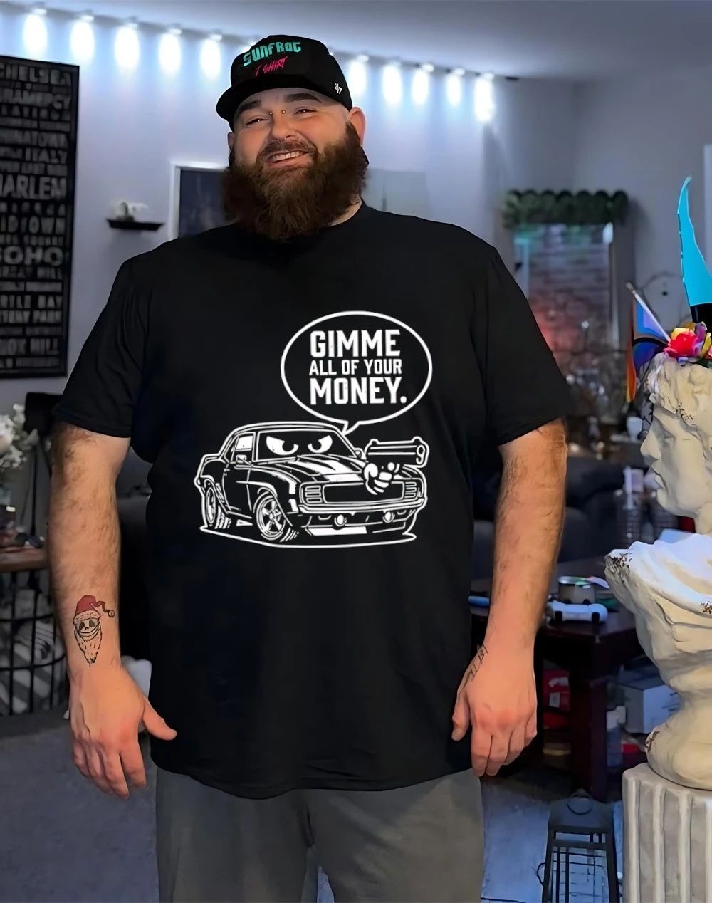 Gimme All Of Your Money Car Humor Funny shirt