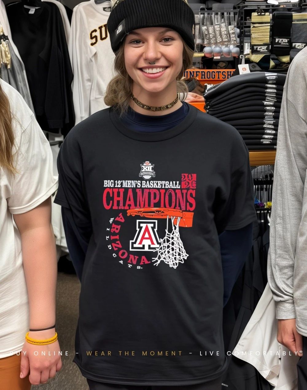 Arizona Wildcats 2026 Big 12 Men’s Basketball Conference Tournament Champions vintage shirt