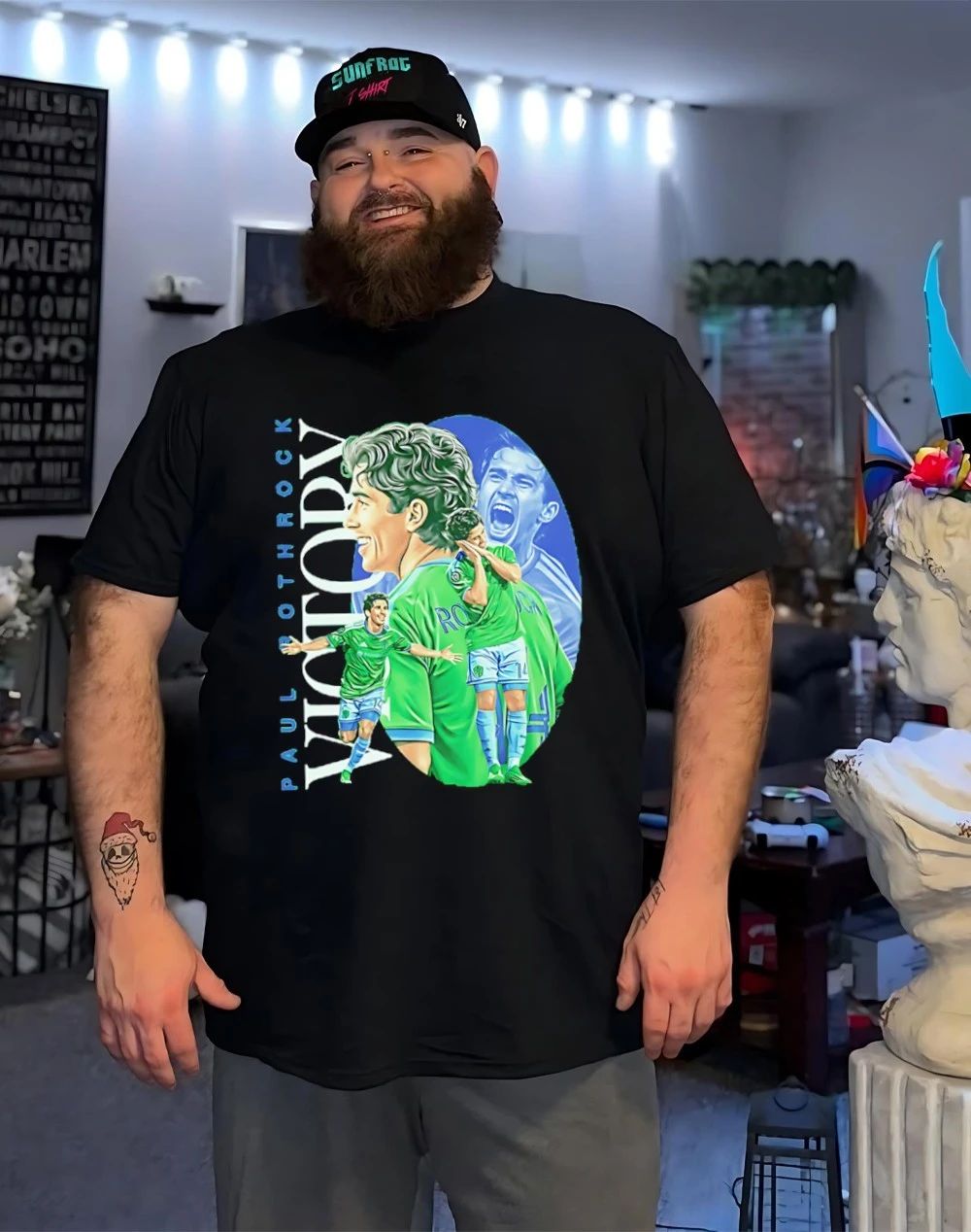 Paul Rothrock Seattle Sounders FC Vertical shirt