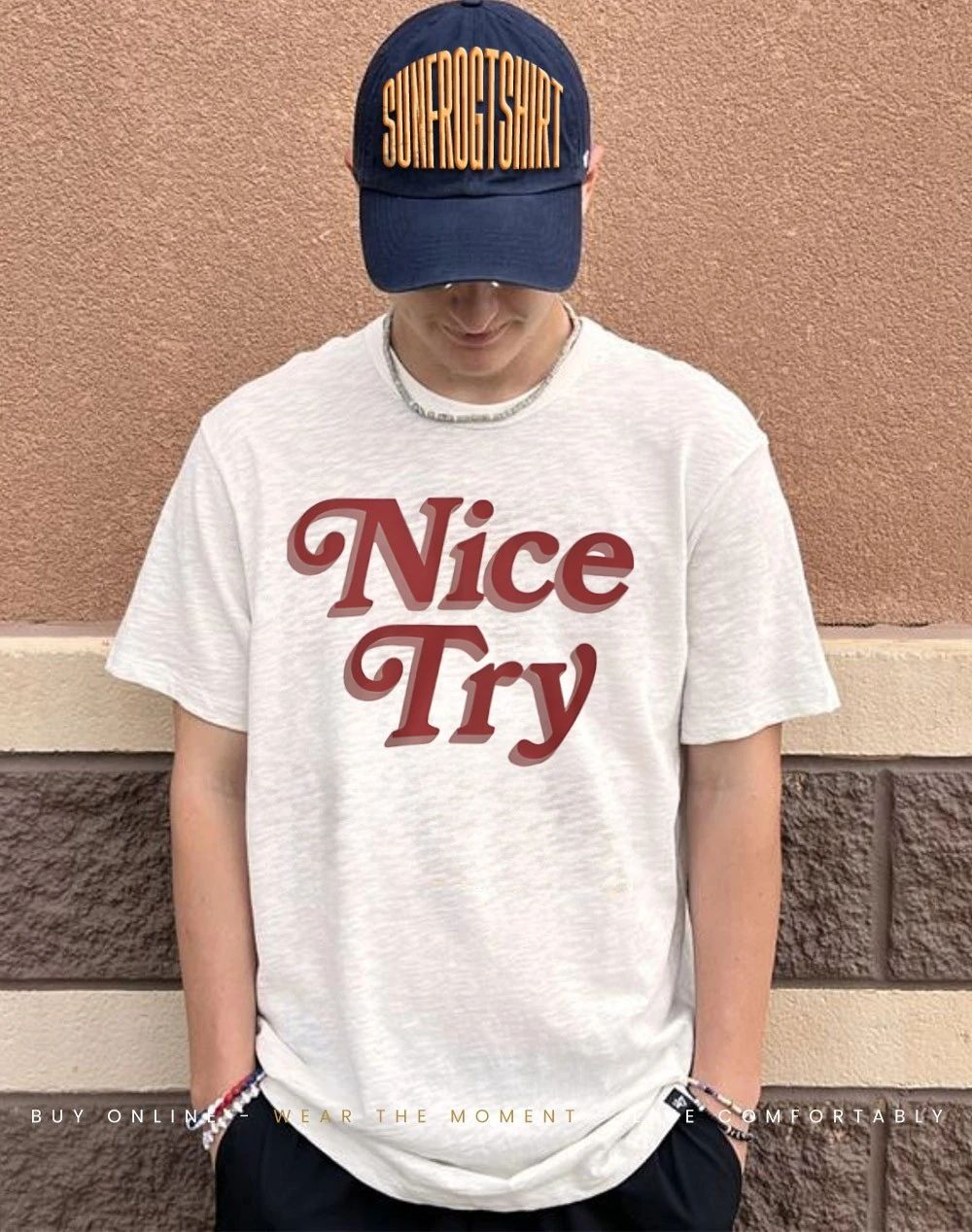 Rose Nice Try shirt