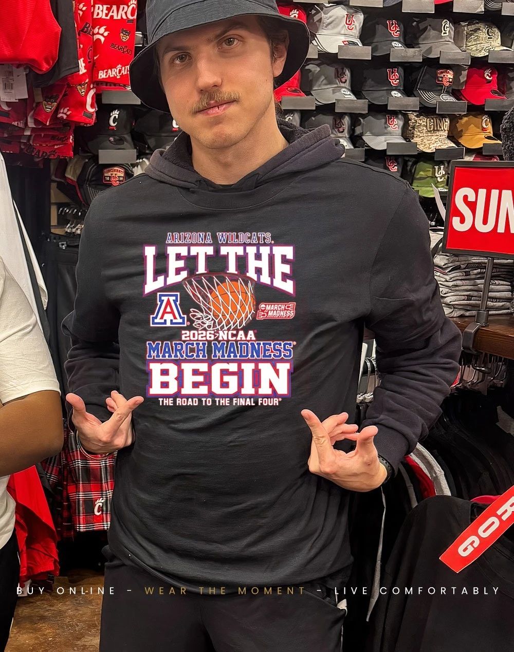 Arizona Wildcats 2026 NCAA March Madness Let The Madness Begin shirt