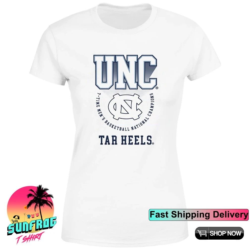 North Carolina Tar Heels 7-Time Men’s Basketball National Champions shirt