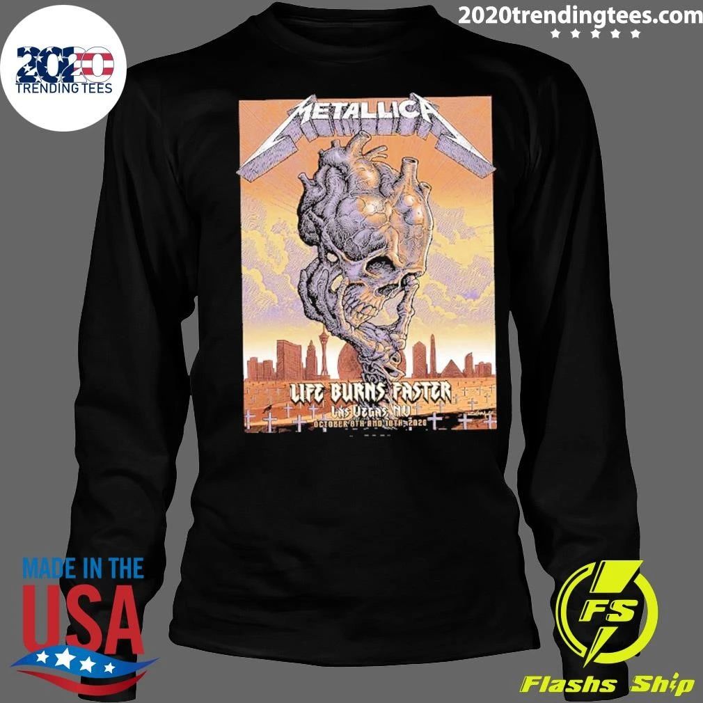 Metallica Las Vegas NV Poster For Weekend Two At Sphere In Las Vegas NV On October 8 10 2026 Shirt