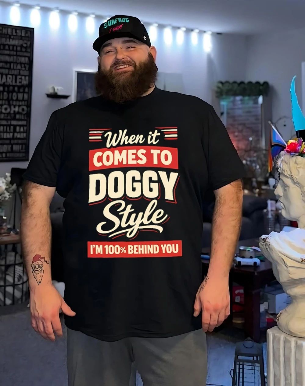 When it comes to doggystyle i’m 100% behind you shirt