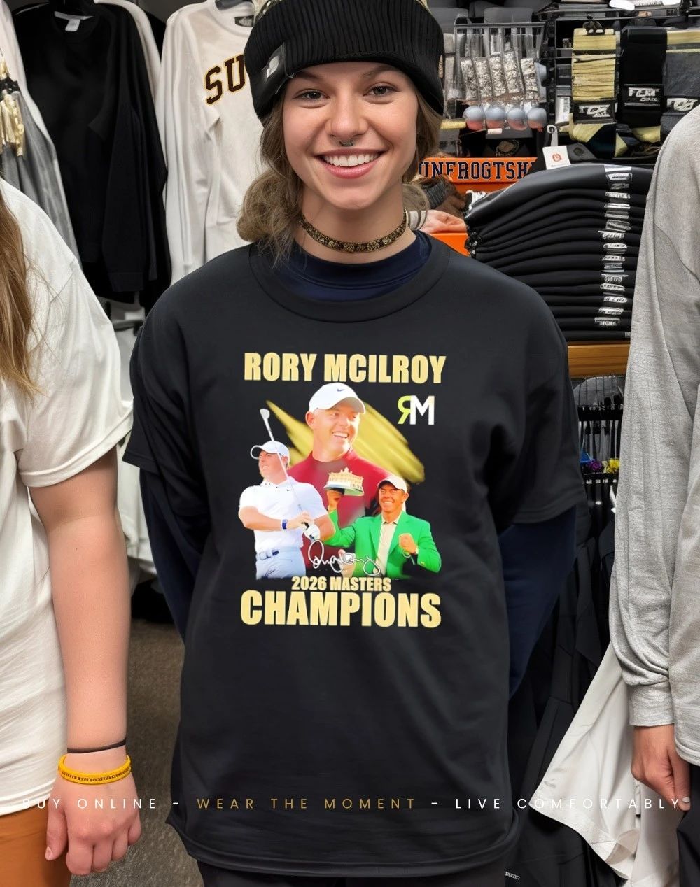 Rory Mcilroy 2026 Masters Champions signature shirt