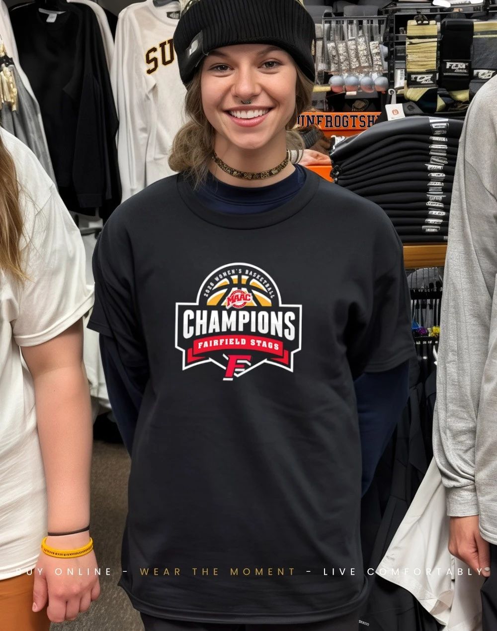 Fairfield University 2026 Women’s Basketball Champions shirt