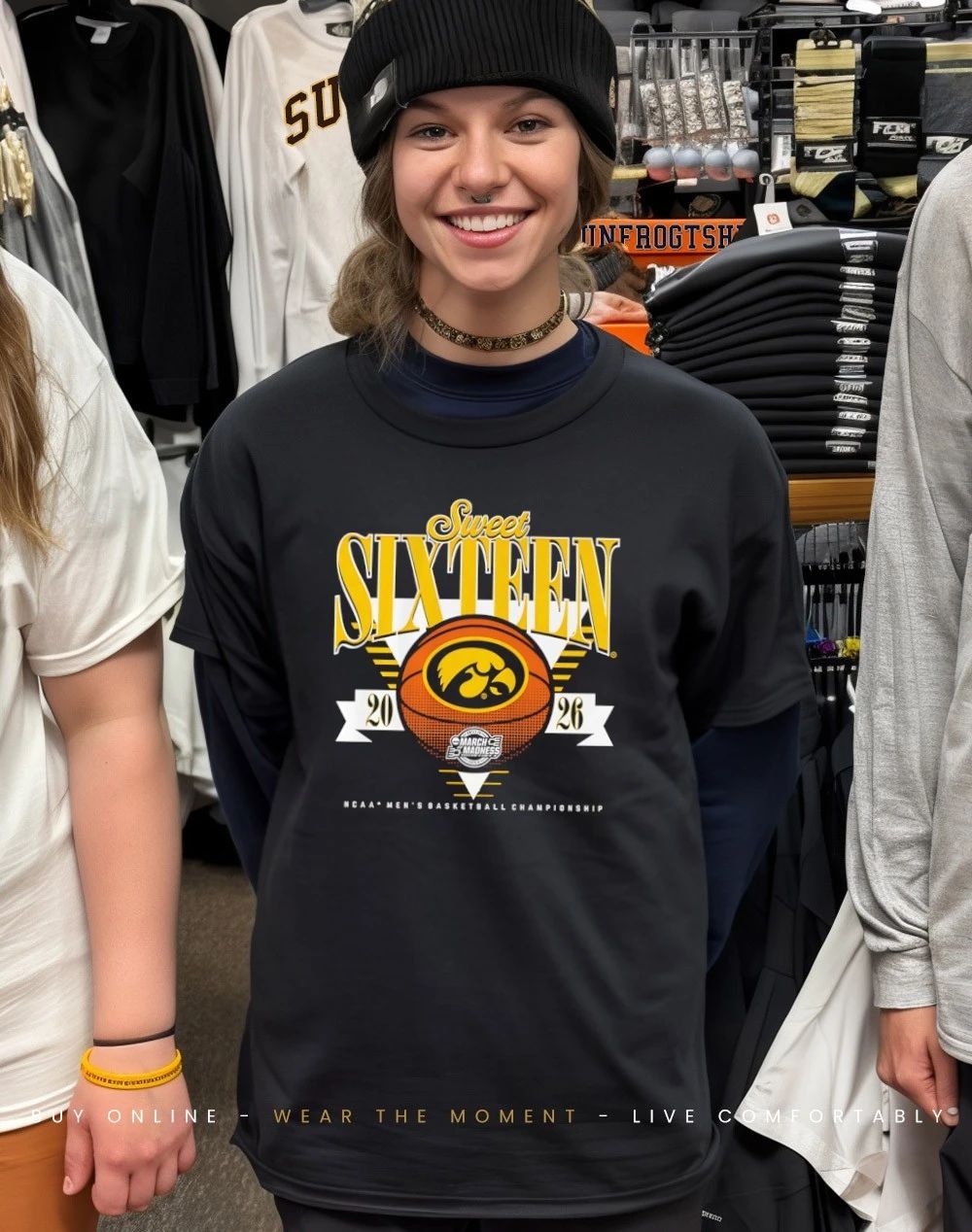Iowa Hawkeyes MBB 2026 Sweet Sixteen shirt