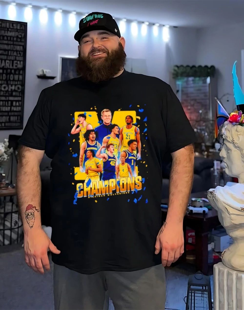 Michigan Basketball National Champions 2026 graphic shirt