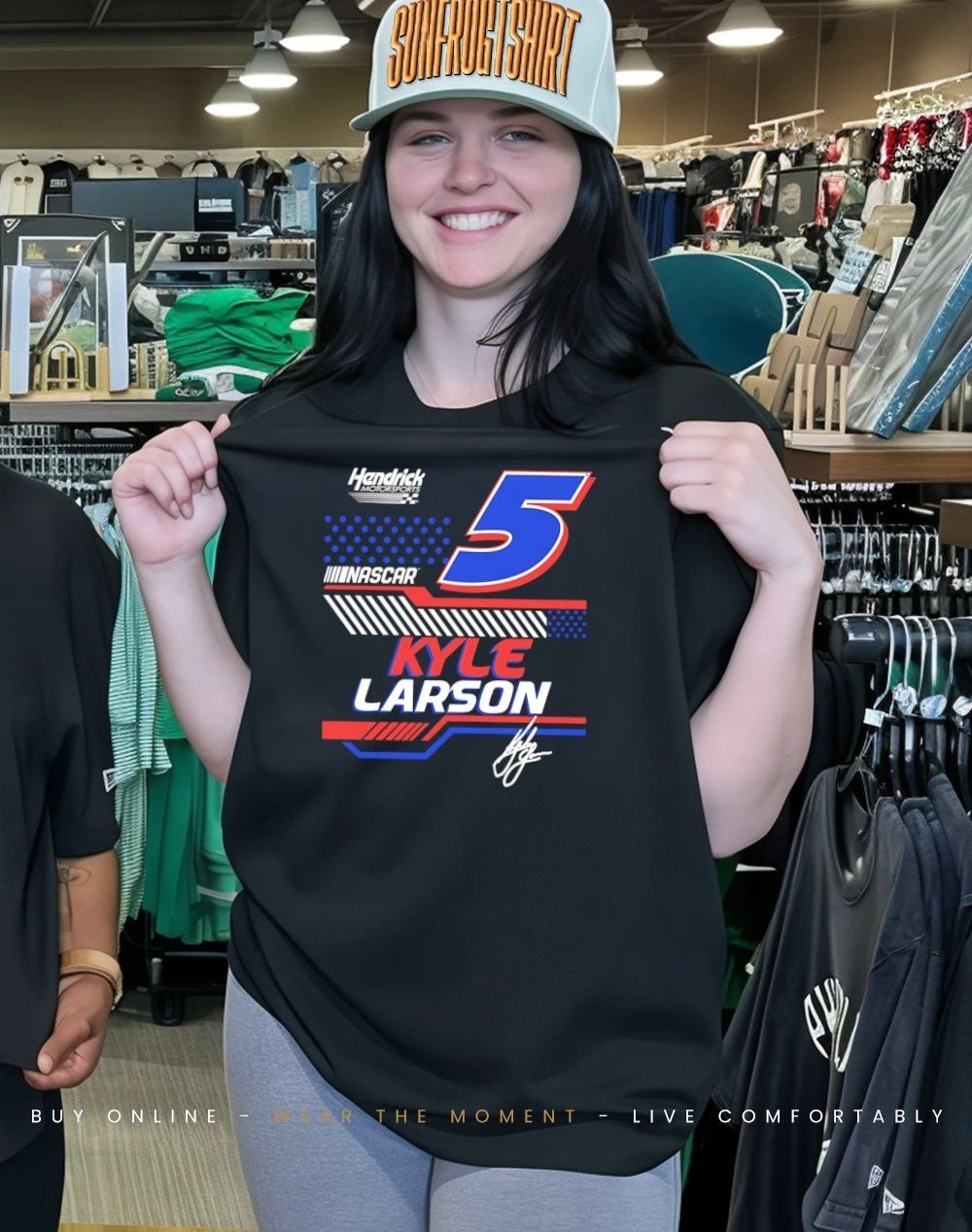 Kyle Larson 5 Vive La Fete Nascar Driver signature shirt