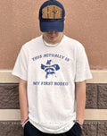 This actually is my first rodeo raccoon vintage shirt