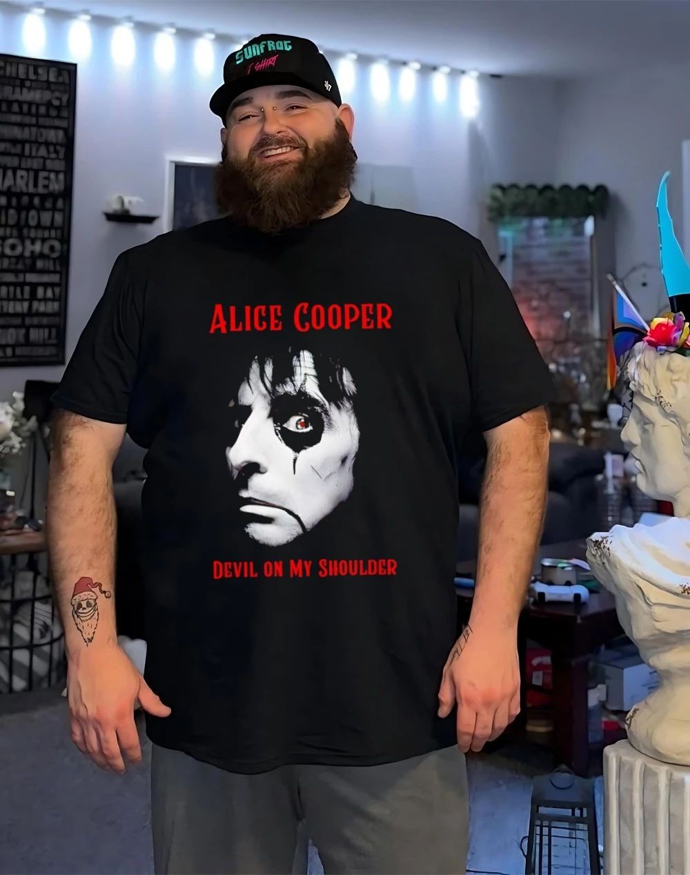 Alice Cooper Devil on My Shoulder shirt
