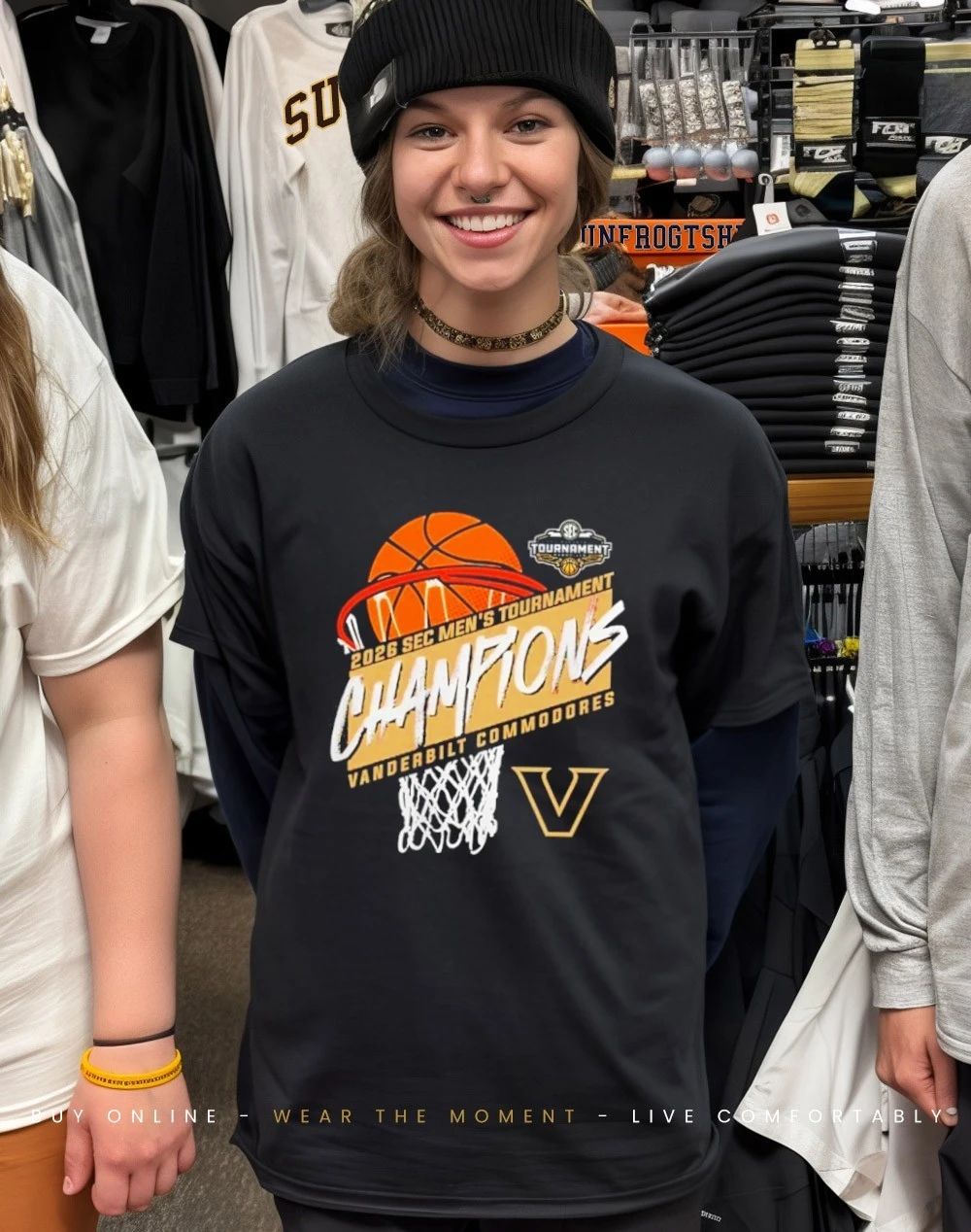 Vanderbilt Men’s Basketball 2026 SEC Tournament Champions classic shirt