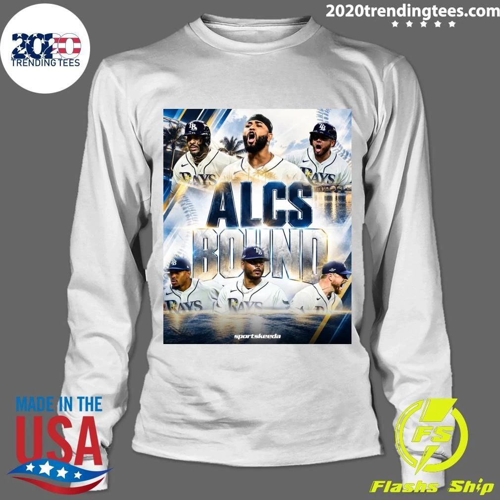 The Tampa Bay Rays Are Going To The ALCS For The Third Time In Franchise History T-shirt