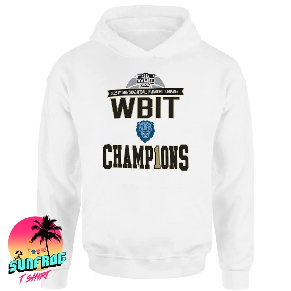 Columbia Lions 2026 WBIT Tournament Champions lock room logo shirt